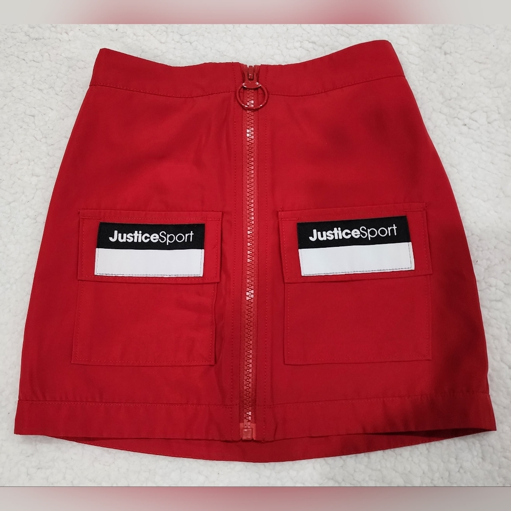 SOLD!  Justice Girls Red Skirt